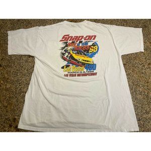 Vintage Snap On Tools Racing NASCAR Las Vegas XXL T Shirt Made In USA